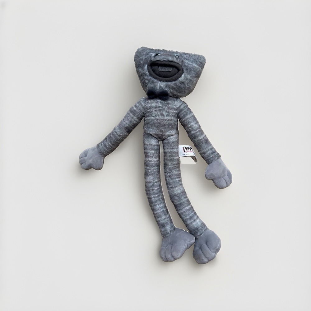 Huggy Wuggy Poppy Playtime Gray Stripe Plush 13" Phatmojo